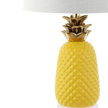 Pineapple 23" Ceramic LED Table Lamp - JONATHAN Y